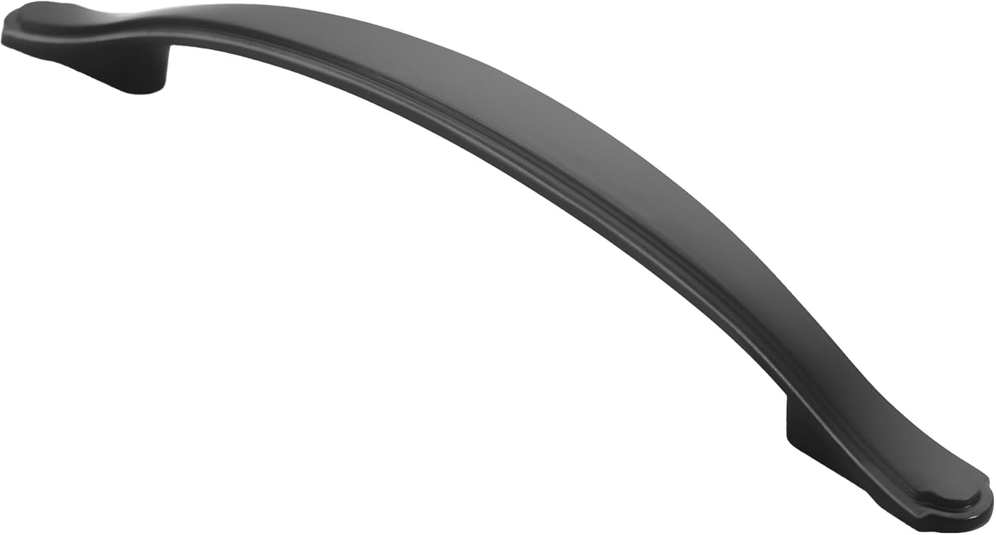 Elegant 10 Pack Matt Black Cabinet Pulls for Stylish Kitchens