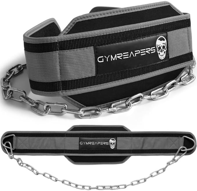 Gymreapers Dip Belt With Chain For Weightlifting And Pull Ups
