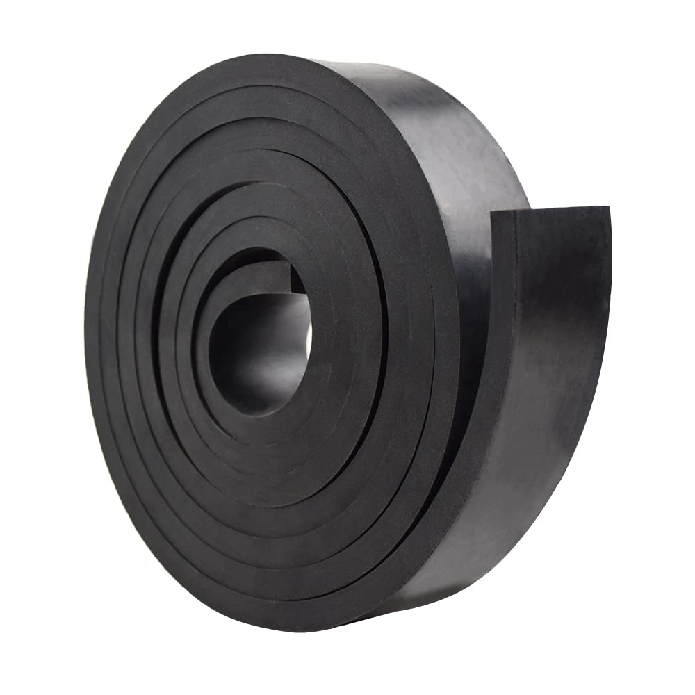 DEVNOL Rubber Strip 1/2 Thick X 2 Wide X 10 Long for Sealing