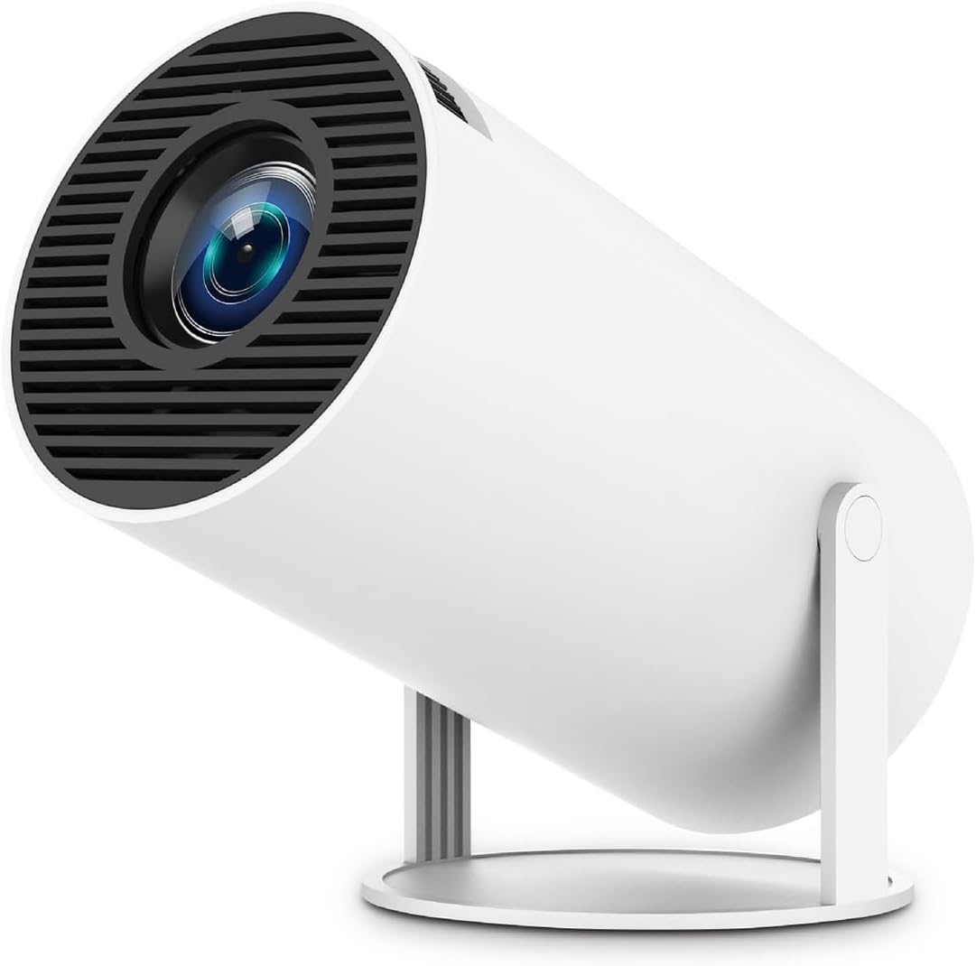 4K Portable Mini Projector: WiFi 6, Bluetooth 5.0, Android 11 - TEYUN