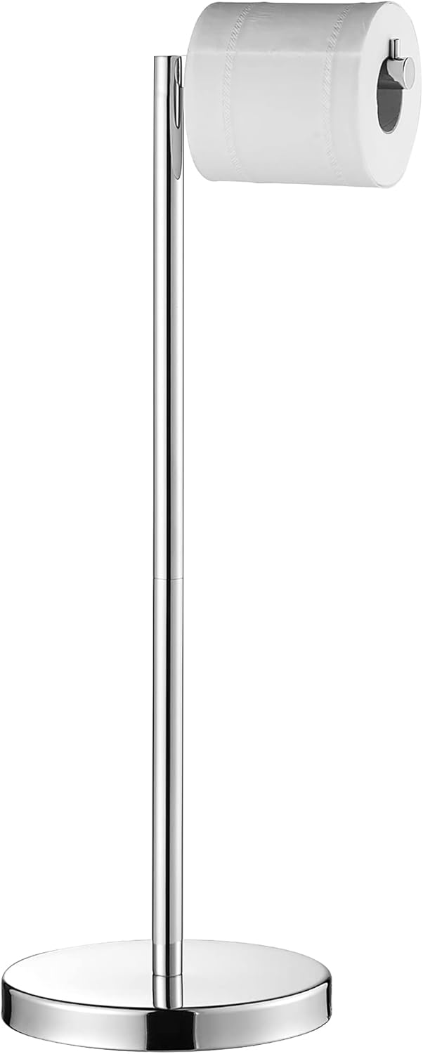Marmolux Acc Free Standing Toilet Paper Holder with Storage