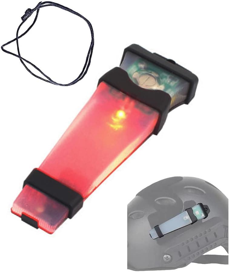 Survival Signal Light for Safety in Black+Red