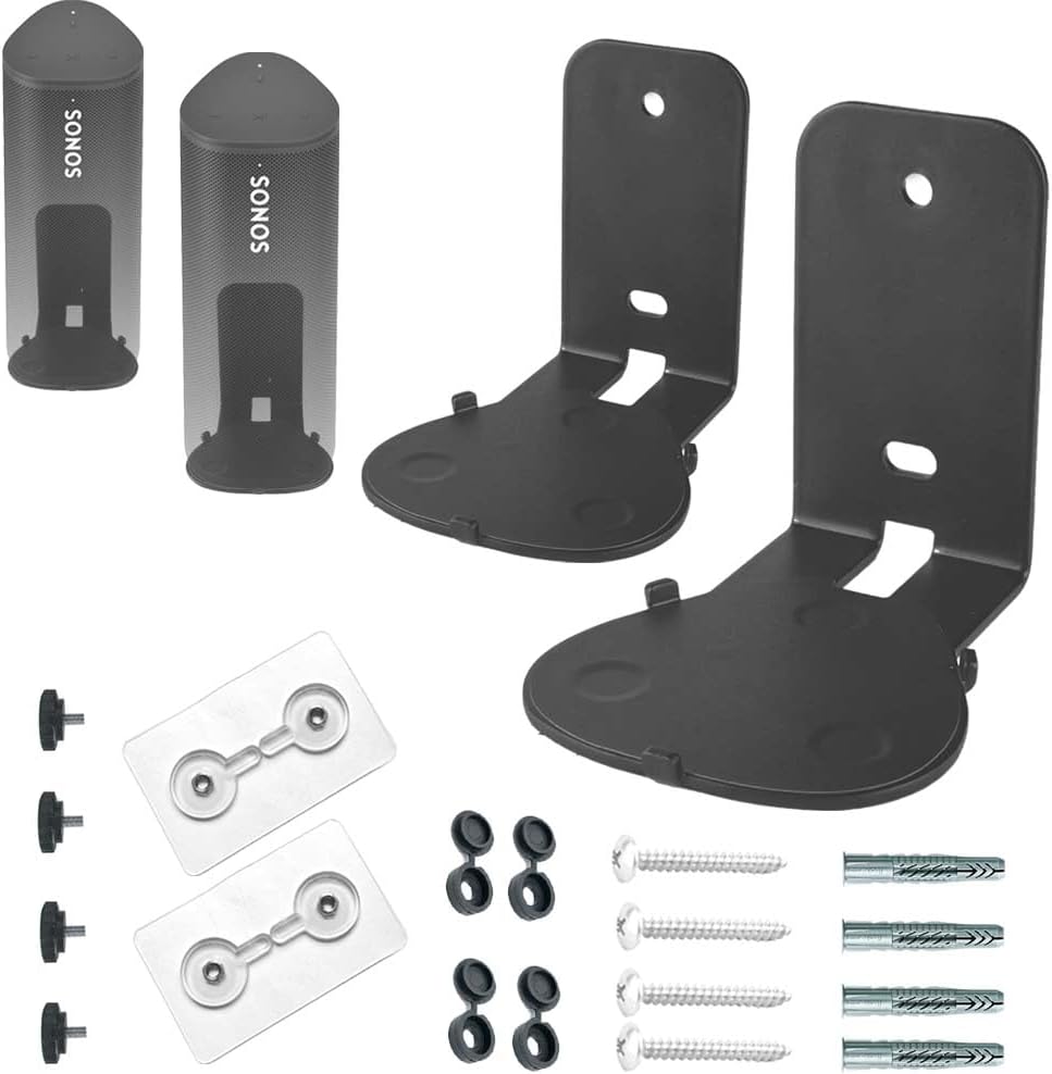 Drill-Free Sturdy Wall Mounts for Sonos Roam