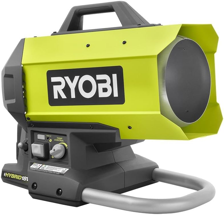 RYOBI 18V ONE+ Propane Heater - Portable Warmth