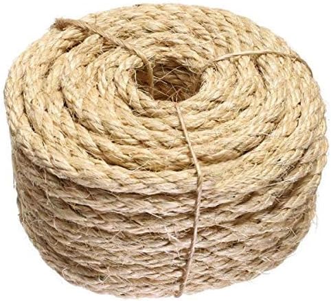 Natural Fiber Twisted Sisal Rope for Indoor and Outdoor Use