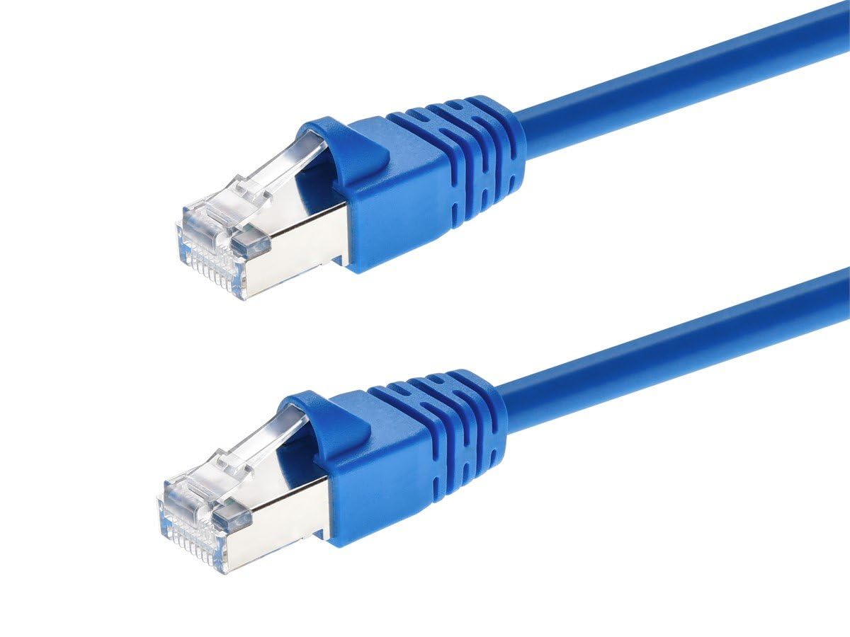 Monoprice 50FT Cat6A 500MHz STP Ethernet Cable for Fast Networking