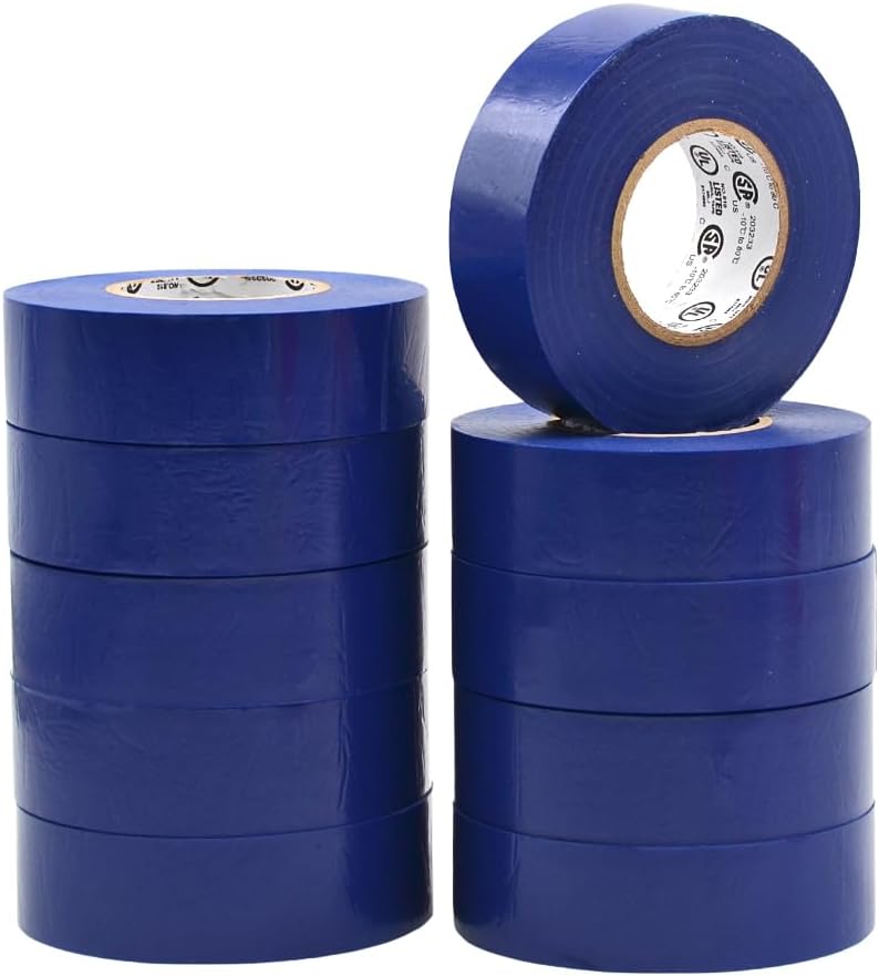 WOD Professional Grade Blue Electrical Tape for All Uses