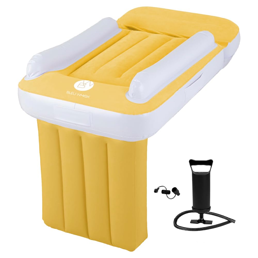 Portable Toddler Air Travel Bed with Raised Sides for Kids