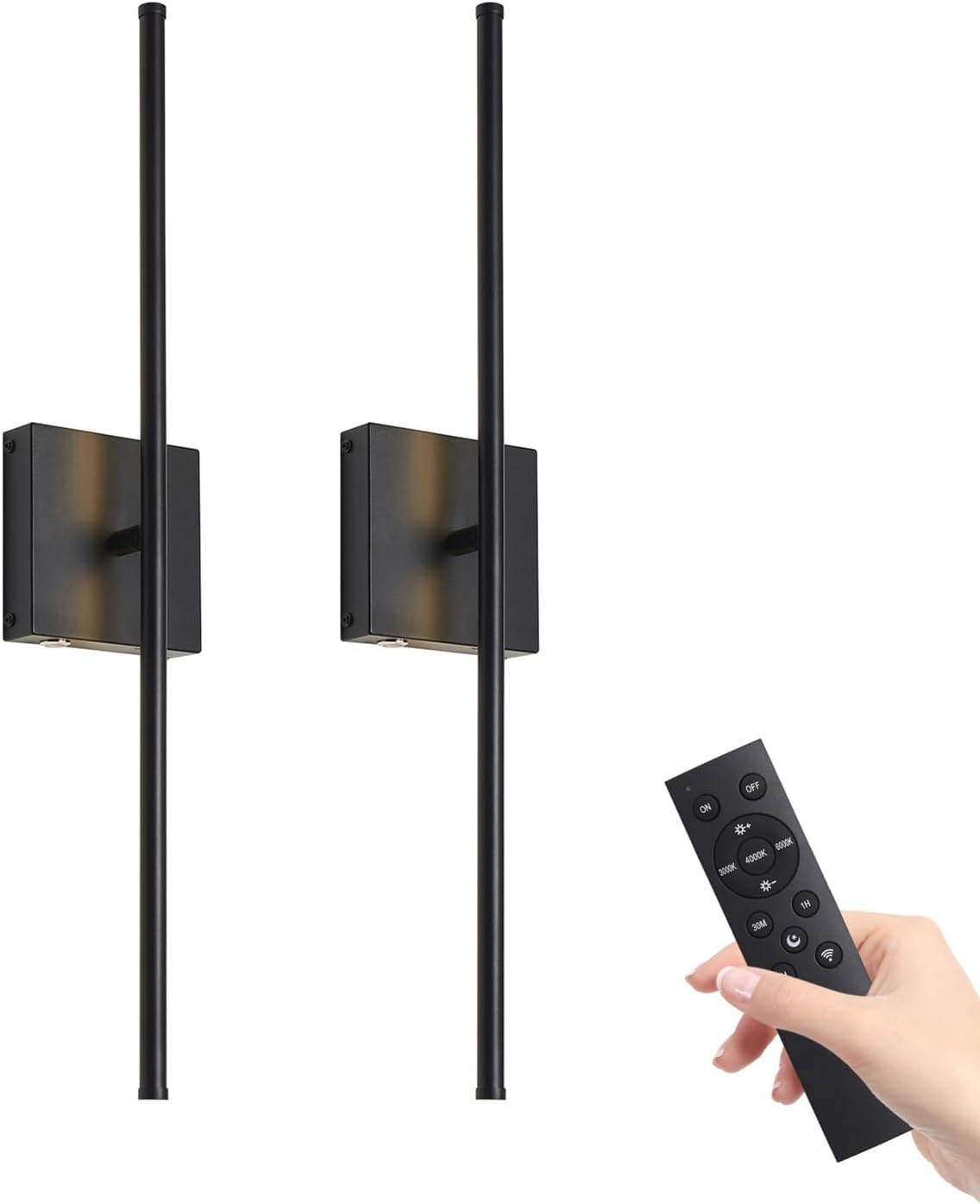 Battery Operated Wall Sconce with Remote Control for Any Room