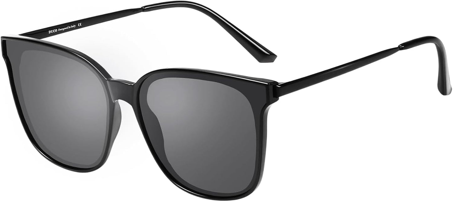 DUCO Oversized Polarized Sunglasses for Women with UV400 Protection