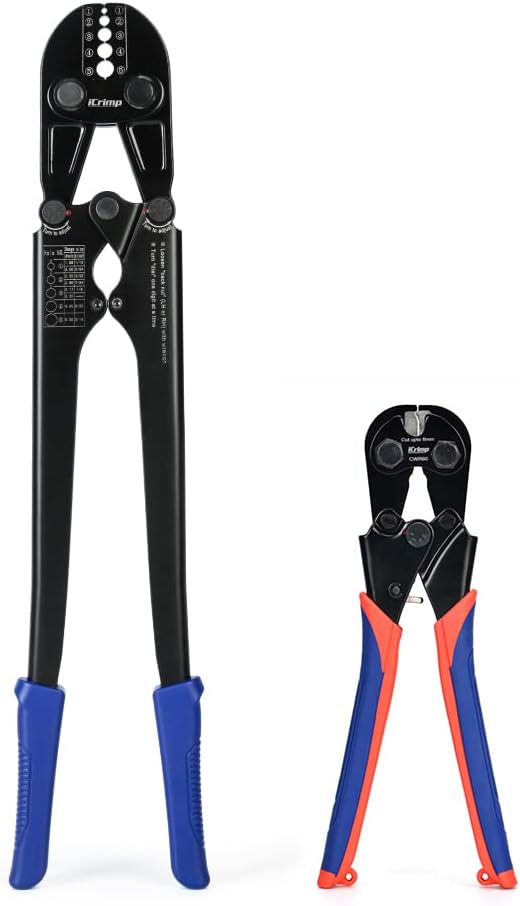 iCrimp IWS-1608B Wire Rope Crimping Tool for Precision Swaging