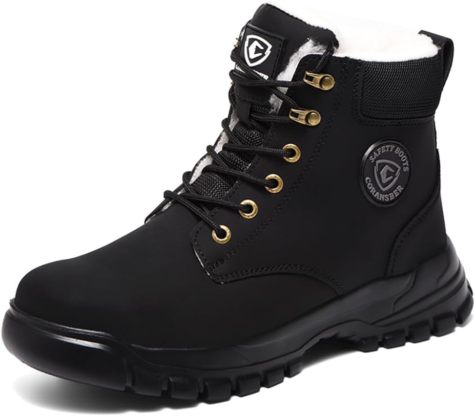 Steel Toe Boots for Women - Waterproof Safety Shoes for Work