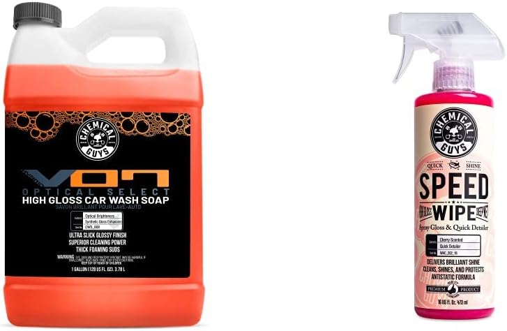 Chemical Guys Hybrid V07 Car Wash & Speed Wipe Detailer Bundle