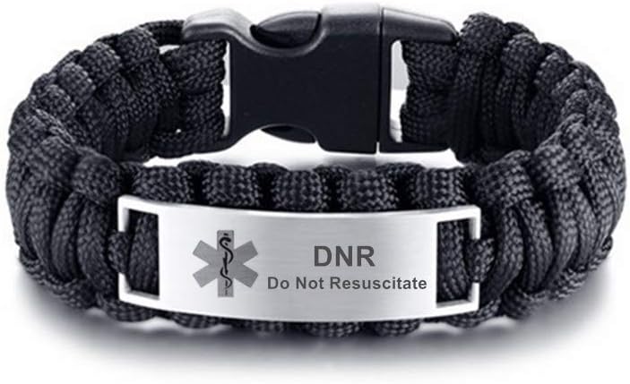 Stainless Steel Medical Alert Bracelet - Emergency Survival Gear