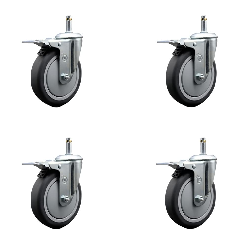 Rubbermaid Mobile Shelf Truck Replacement Caster Set for Easy Use