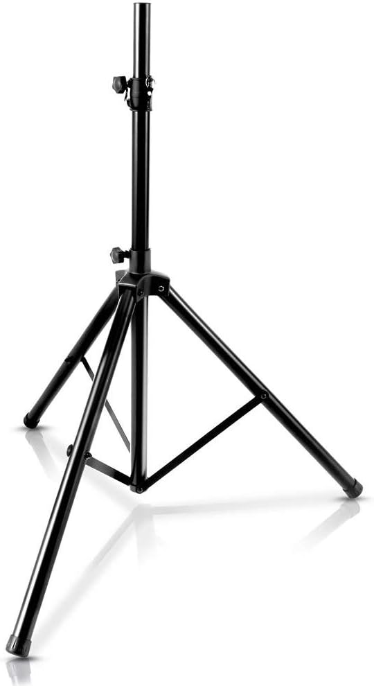 Pyle 6' Speaker Tripod Stand - Adjustable Height for Perfect Sound Placement