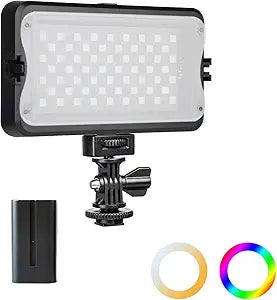 RGB Portable LED Video Light Panel for Studio YouTube Portraits
