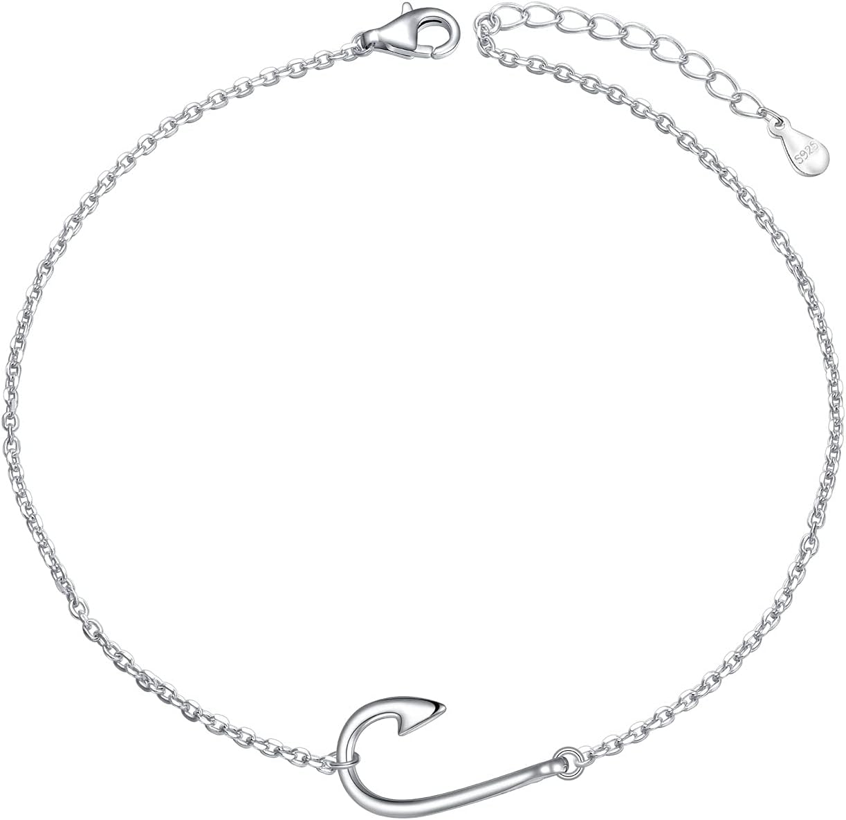 S925 Sterling Silver Adjustable Anklet - Harmonyball Jewelry