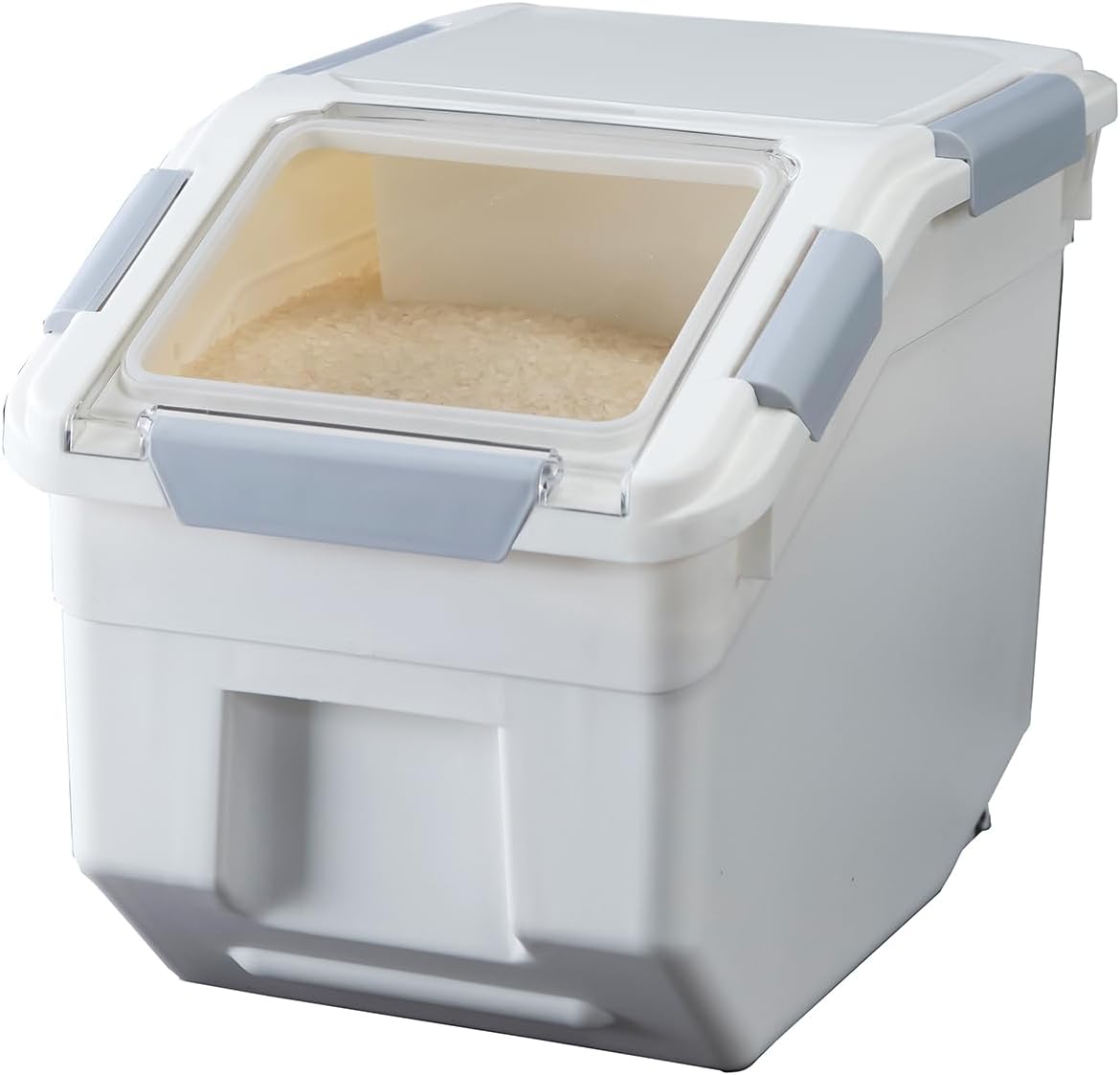 HANAMYA 10 Liter Rice Storage Container with Measuring Cup