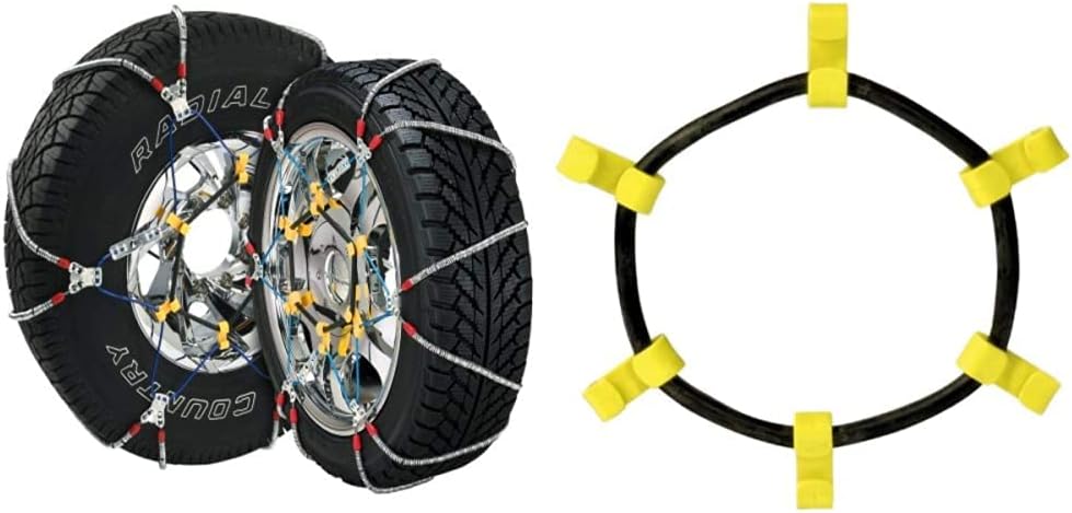 Super Z6 Cable Tire Chains for Passenger Cars, Pickups, SUVs