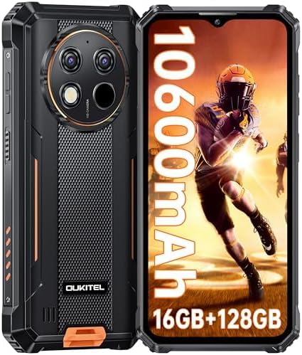 OUKITEL WP28S Rugged Smartphone with 10600mAh Battery and IP68