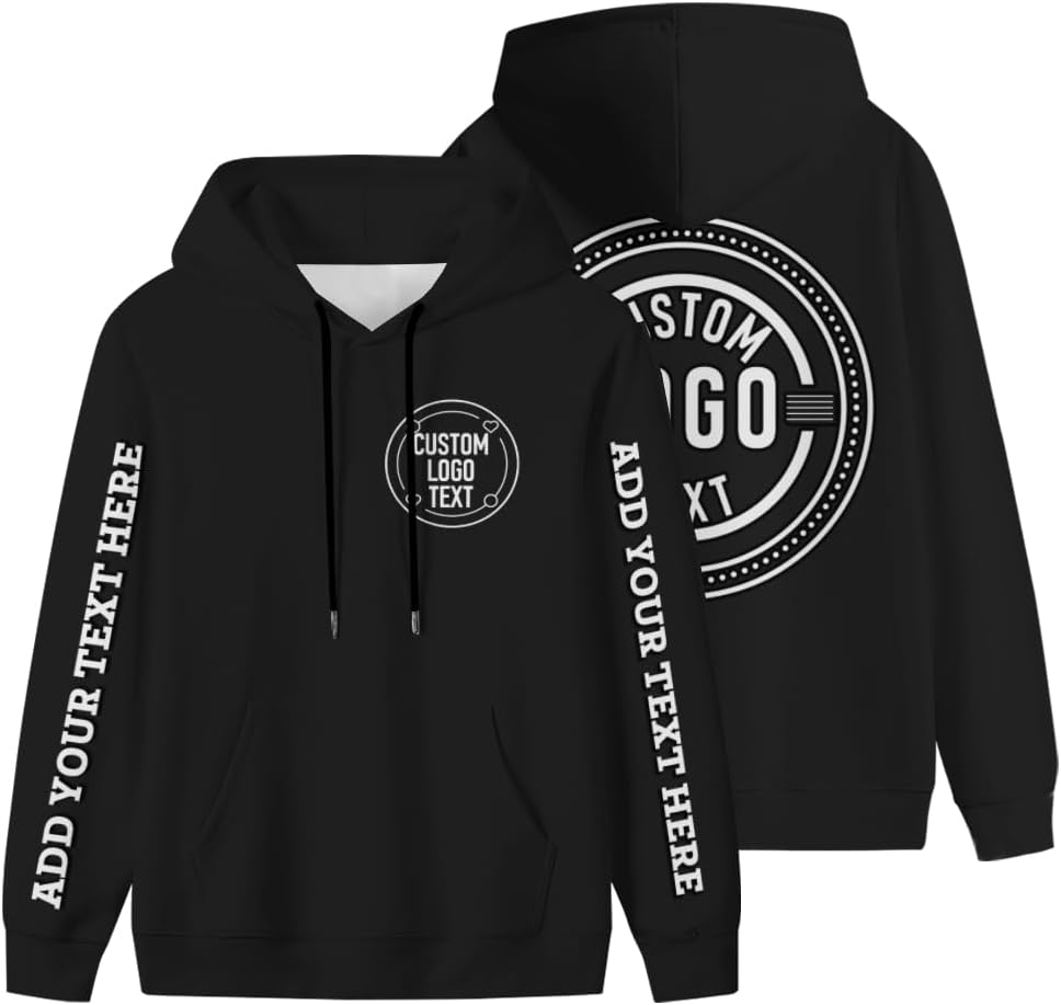 Personalized Bulk Hoodies - Custom Text & Logo | Unisex