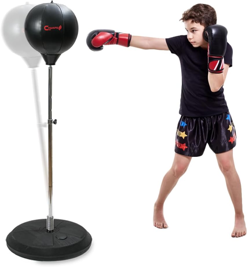 Champs MMA Kids Freestanding Reflex Bag Set