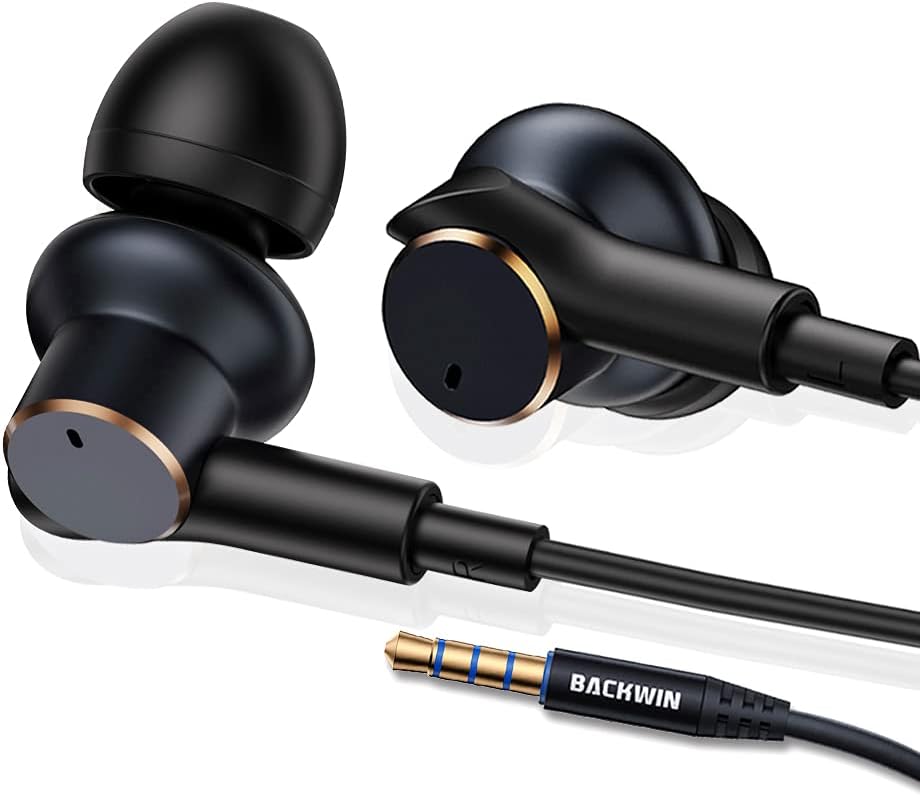 BACKWIN 4-Speaker Noise-Cancelling Earbuds