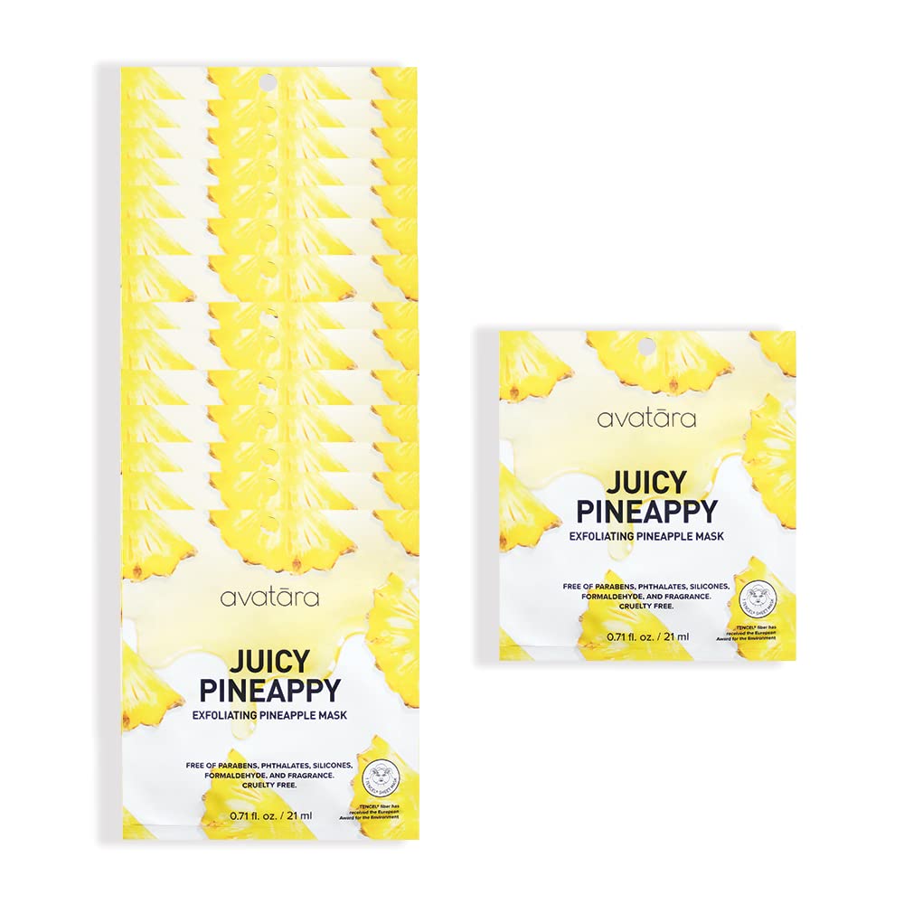Avatara Juicy Pineappy Exfoliating Facial Mask for Radiance