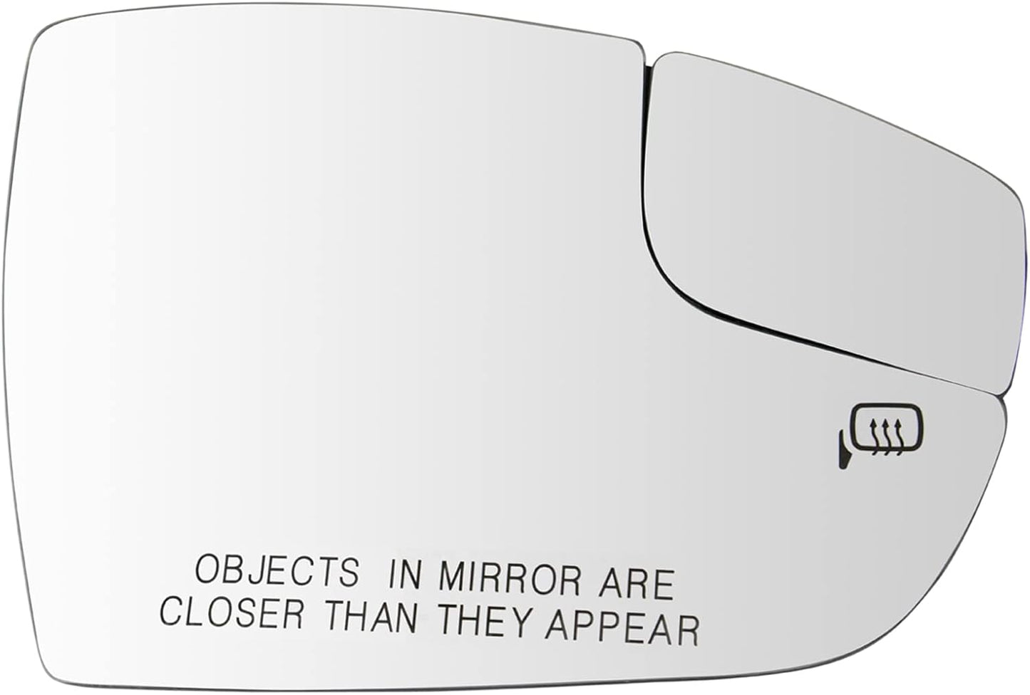 TRQ Heated Passenger Side Mirror Glass for Ford Focus