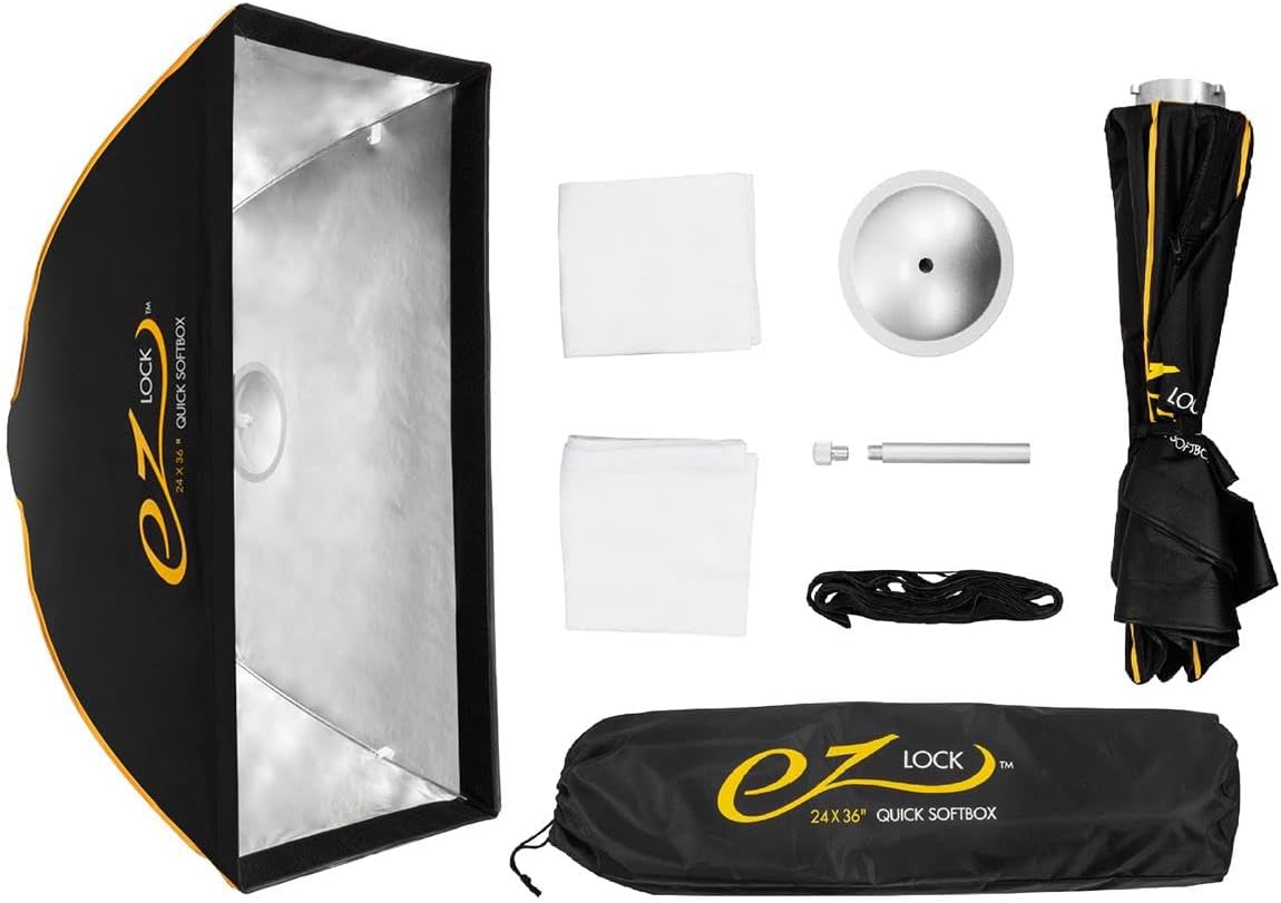 Glow EZ Lock 24x36 Quick Strip Softbox Lighting Kit Review