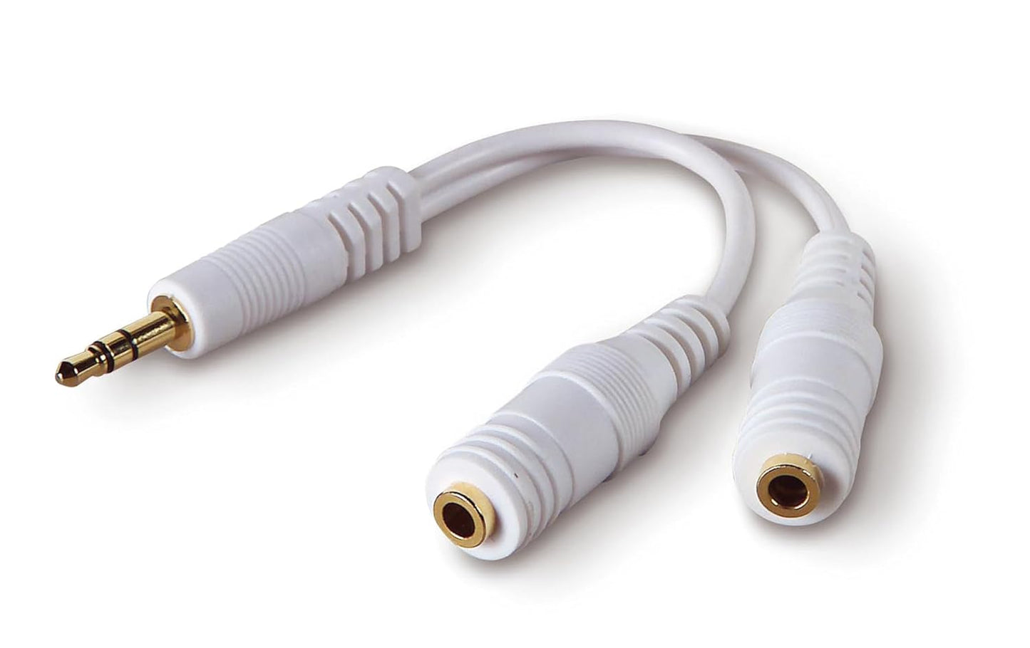 Belkin White Speaker Splitter - Share Your Sounds!