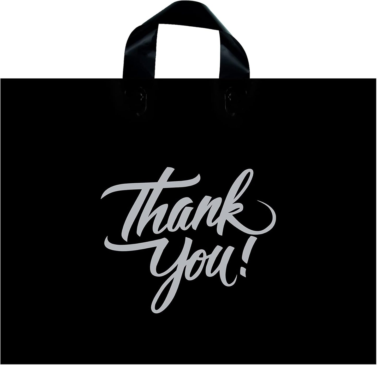 Large Thank You Merchandise Bags with Loop Handle for Retail