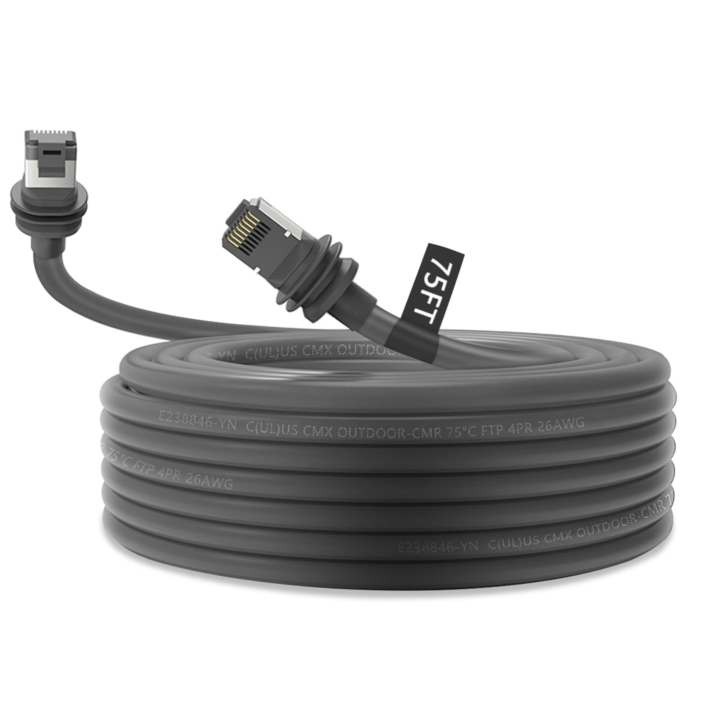 Starlink Gen 3 Ethernet Cable Extension 75FT for High-Speed Use