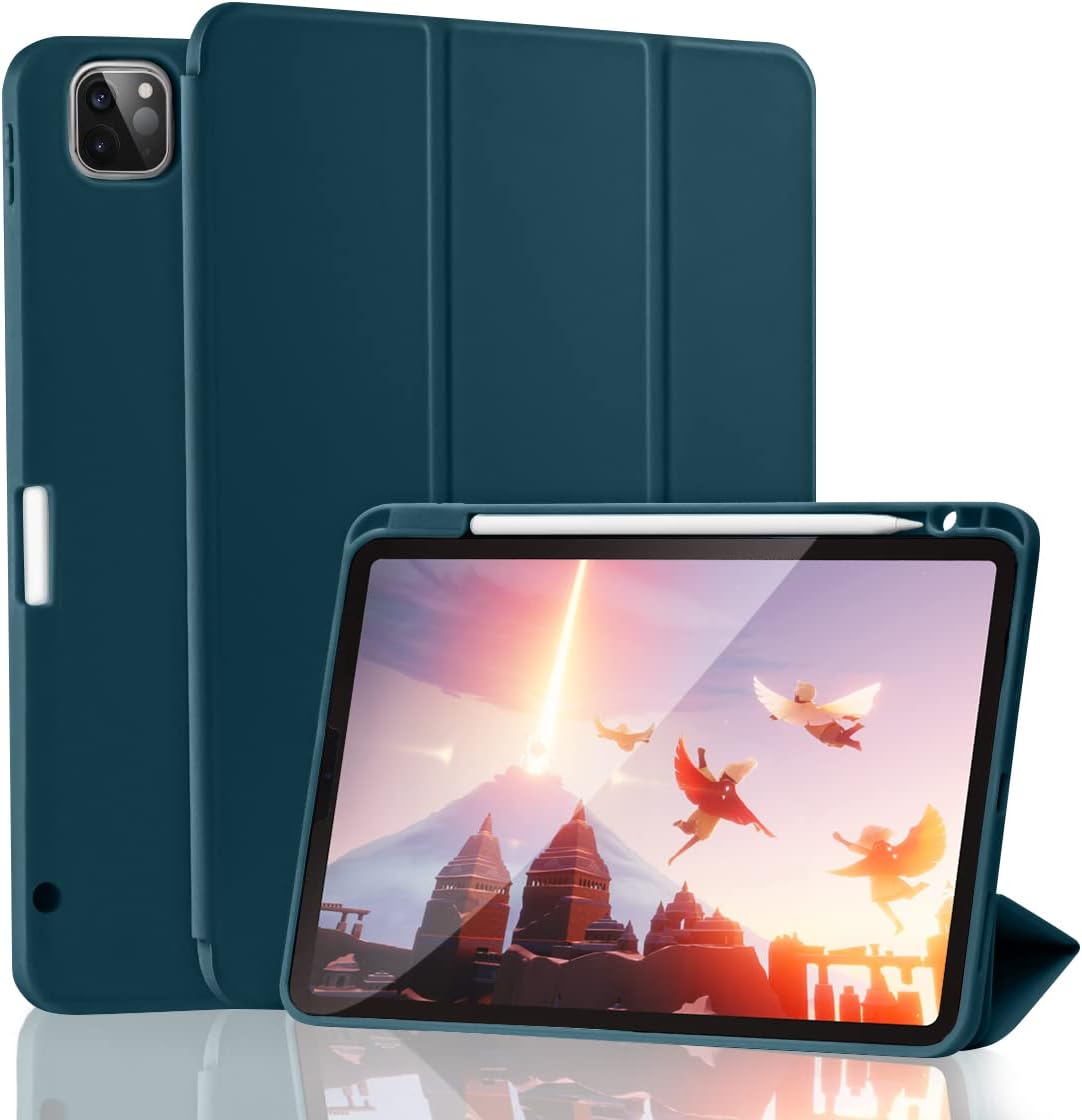 SIWENGDE iPad Pro 12.9 Case with Pencil Holder and Stand