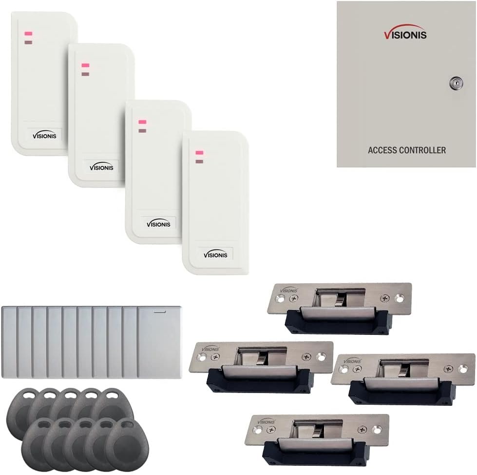 Visionis VIS-6570 Four Door Access Control System for Security