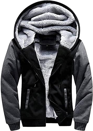 Little Beauty Hoodies for Men Heavyweight Zip Up Sweatshirts
