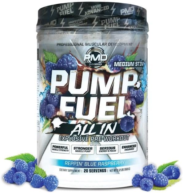 PMD Sports Pump Fuel All in Medium Stim Pre Workout Powder