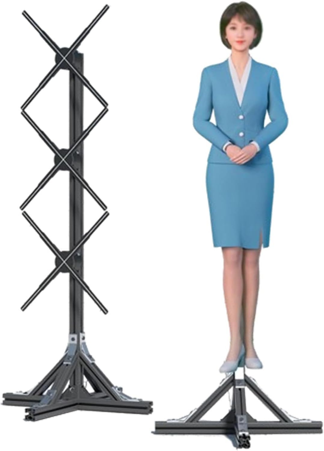 Human-Size 3D Hologram Fan Display - Engage Customers!