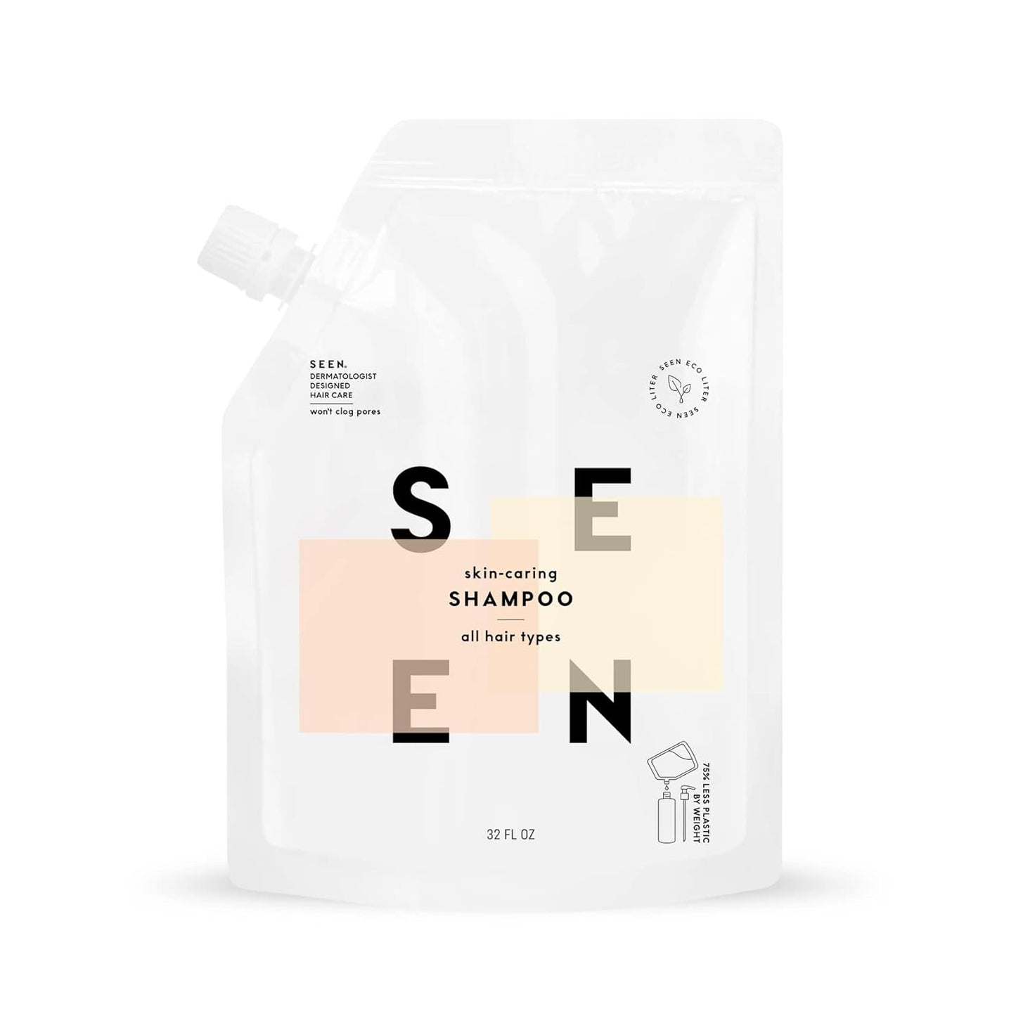 SEEN Shampoo Eco-Refill - Non-Comedogenic & Sulfate-Free Formula