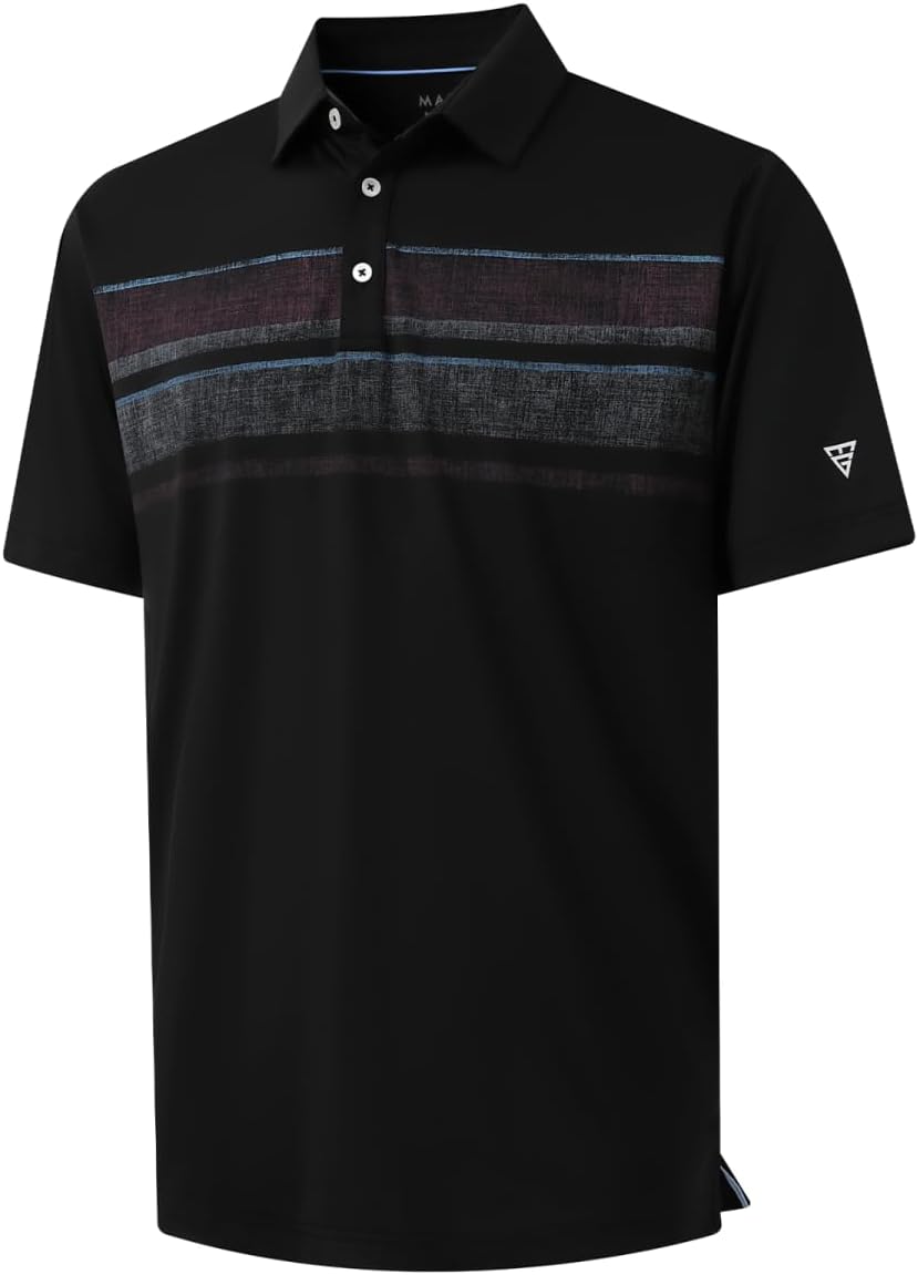 M MAELREG Golf Shirts for Men Quick Dry Stylish Polo Wear