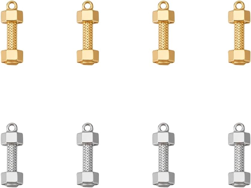 Stainless Steel Fitness Charms Set by UNICRAFTALE