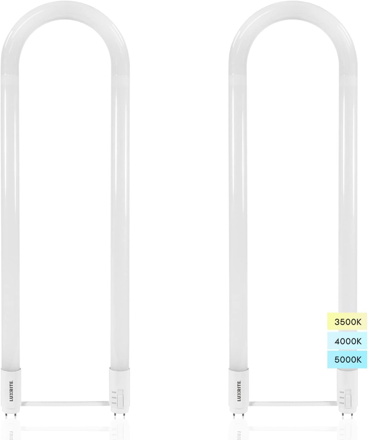 Luxrite U Bend LED Tube Light - Versatile 3 Color Options
