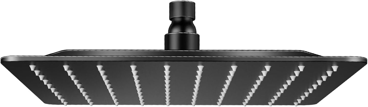 Square Rain Shower Head - Ultra-Thin 304 Stainless Steel Design