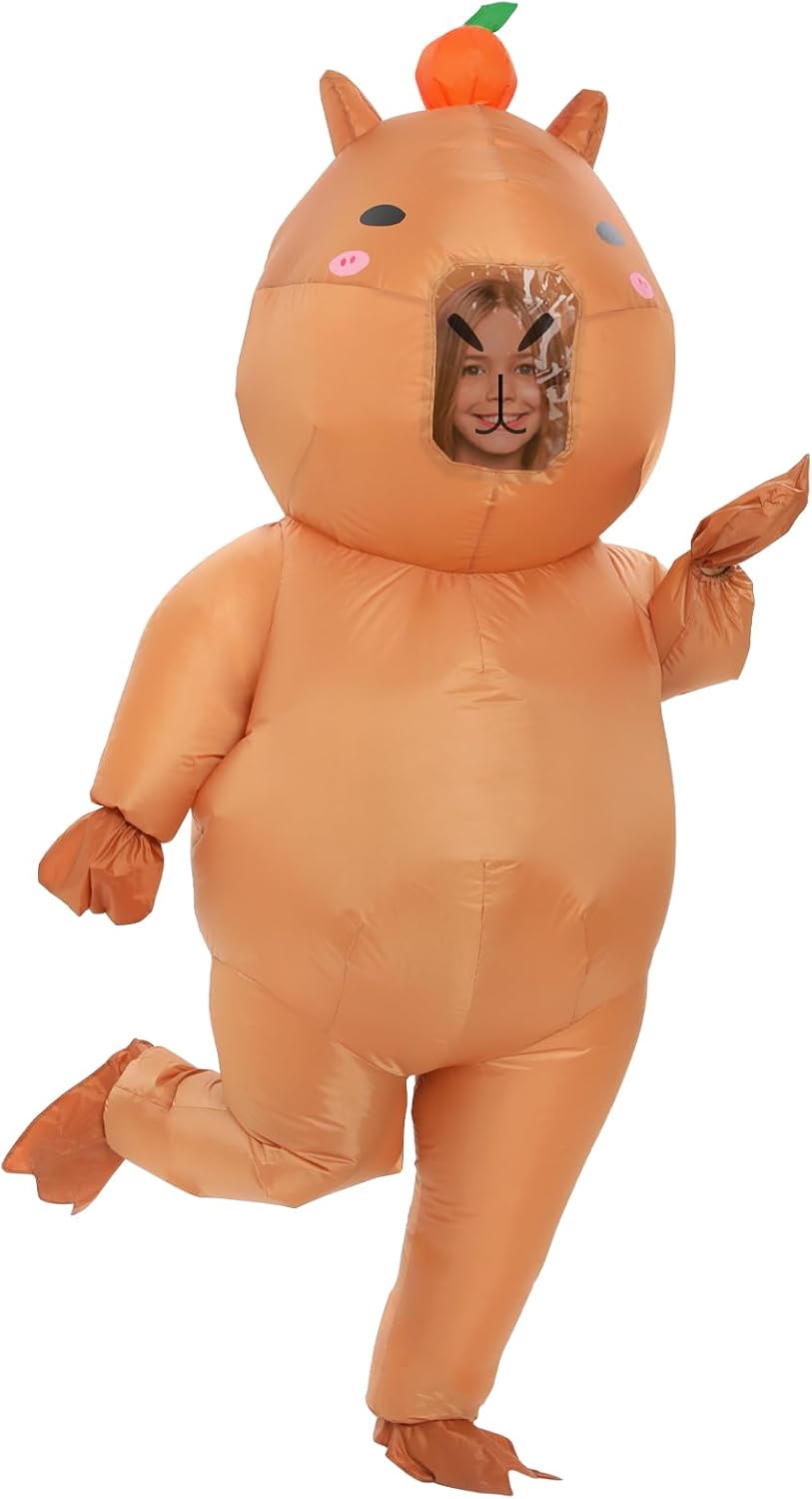 Inflatable Capybara Costume for Kids - Fun Animal Outfit