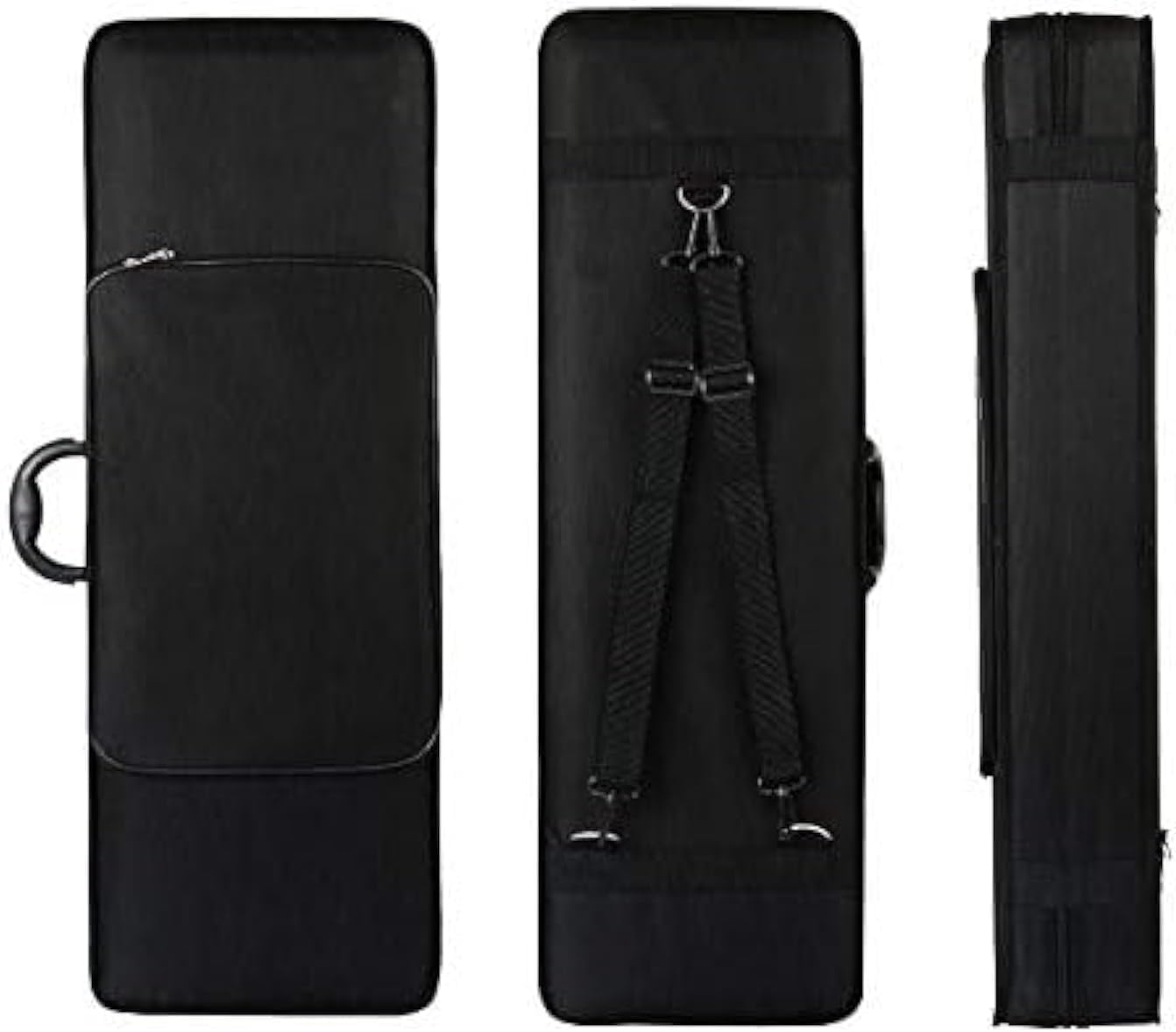 Professional Oblong Violin Case with Built-in Hygrometer
