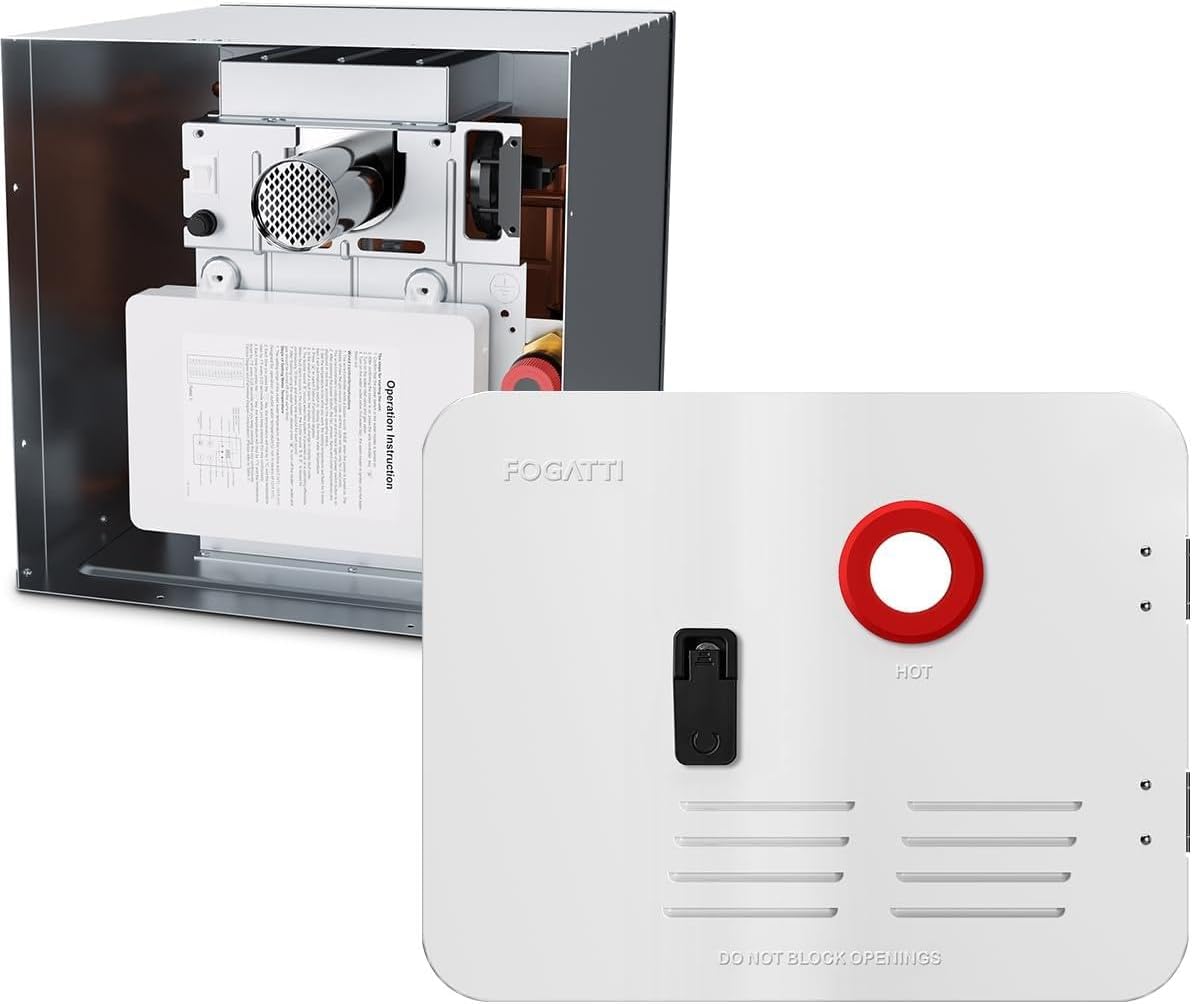 FOGATTI RV Tankless Water Heater - Endless Hot Water on the Go!