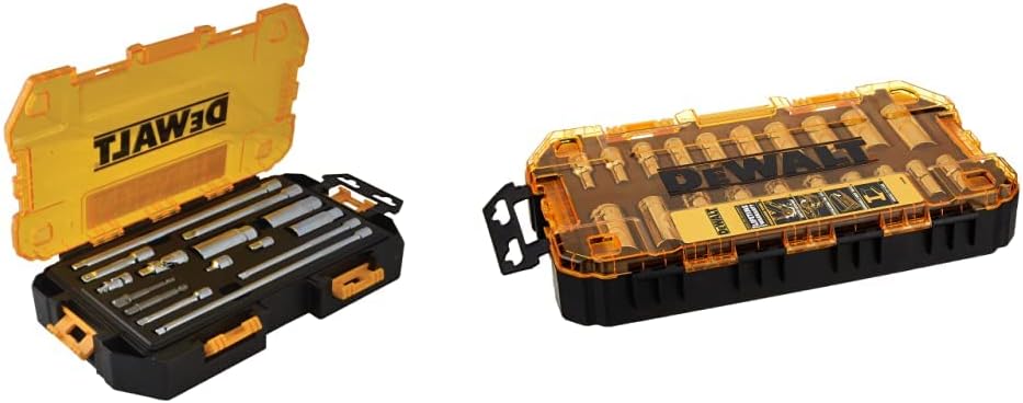DEWALT 15-Piece Accessory Socket Set & 20-Piece Deep Socket Set