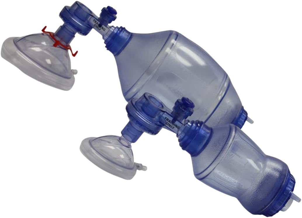 Training Bag Valve Mask for CPR Training with Mesh Bag