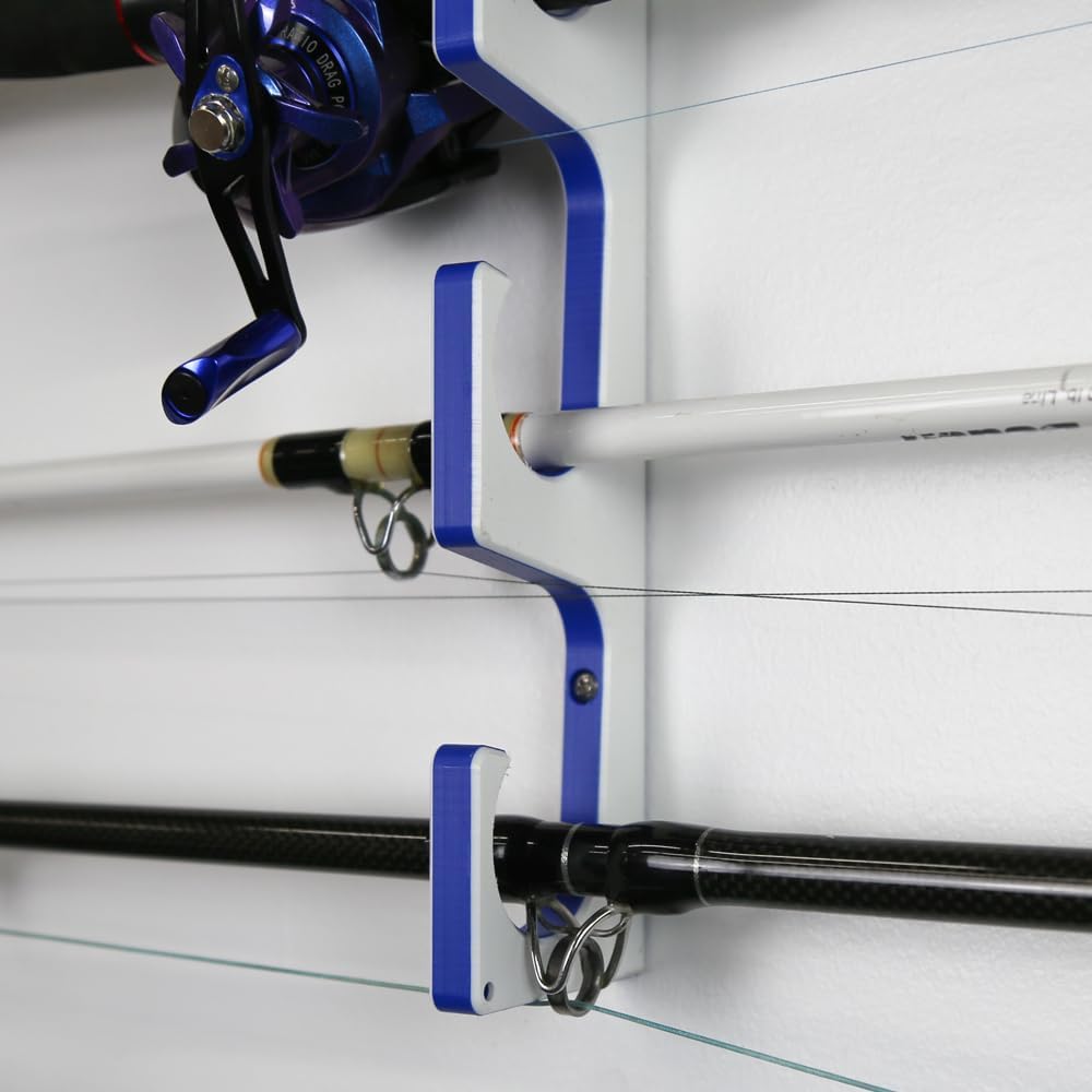 USA-Made TRAPSKI Fishing Rod Holder | Durable Rack for 4 Rods